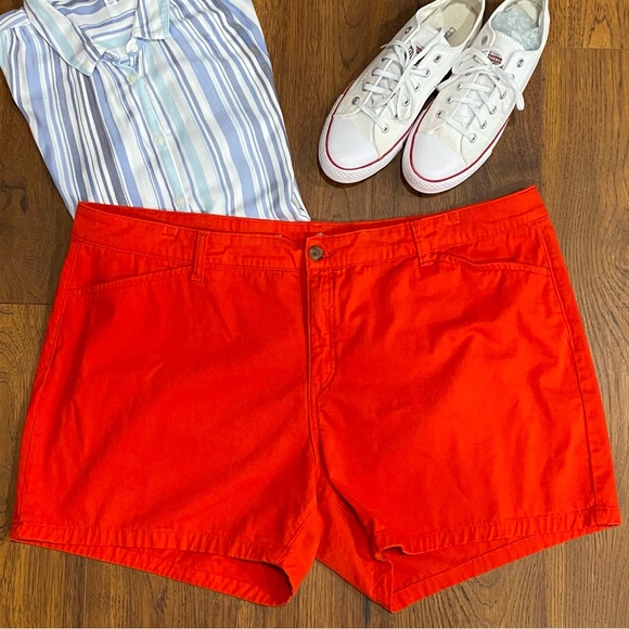 St. John's Bay Pants - 🍒St. John's Bay Vibrant Red Women's Shorts